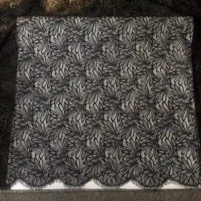 3 Yards / 2 Colors / Elaroux Embroidery Eyelash Lace