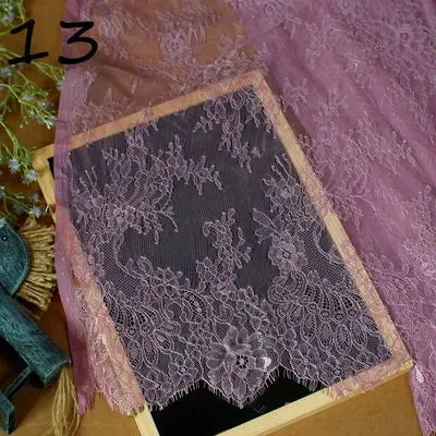 3 Yards / 42 Colors / Bellara Embroidery Eyelash Lace