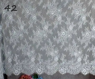 3 Yards / 42 Colors / Bellara Embroidery Eyelash Lace