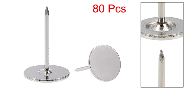 20/40/60/80/100/150/200pcs Silver Flat Head Upholstery Nails