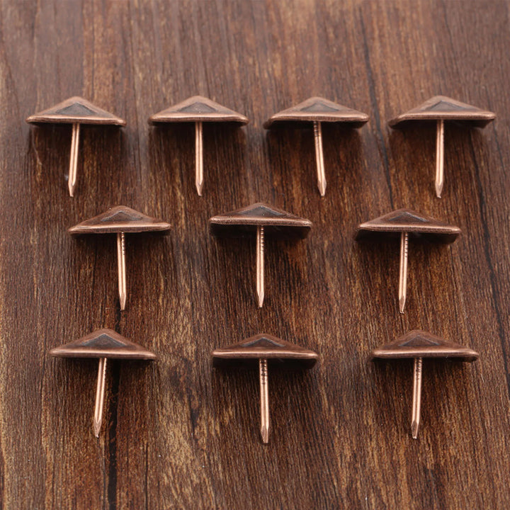 10PC 19mm Red Bronze Antique Upholstery Nails