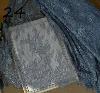 3 Yards / 42 Colors / Bellara Embroidery Eyelash Lace