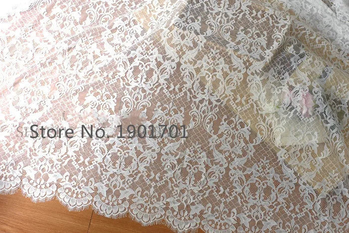 3 Yards / 2 Colors / Mirelle Elegant Eyelash Lace