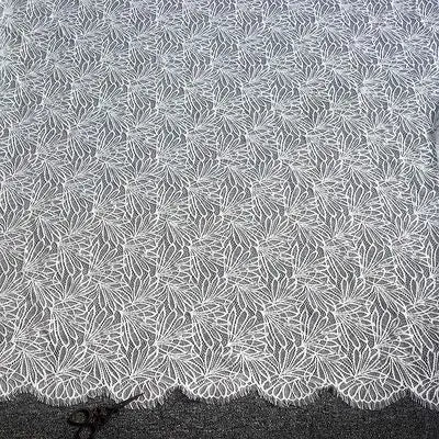 3 Yards / 2 Colors / Elaroux Embroidery Eyelash Lace