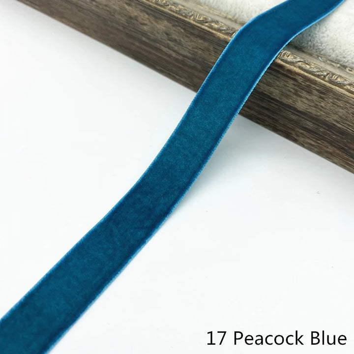 2 Yards / 14 Colors / Velvet Decorative Ribbon-1