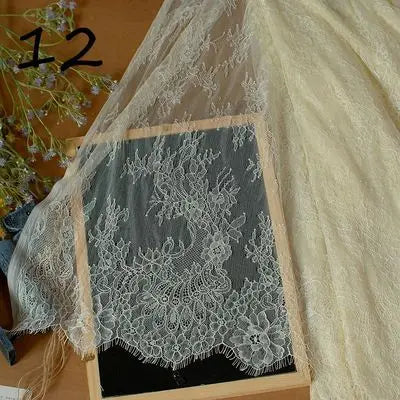 3 Yards / 42 Colors / Bellara Embroidery Eyelash Lace