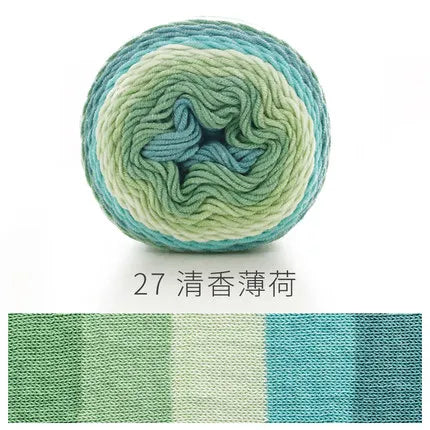 Ball Rainbow Cotton Yarn