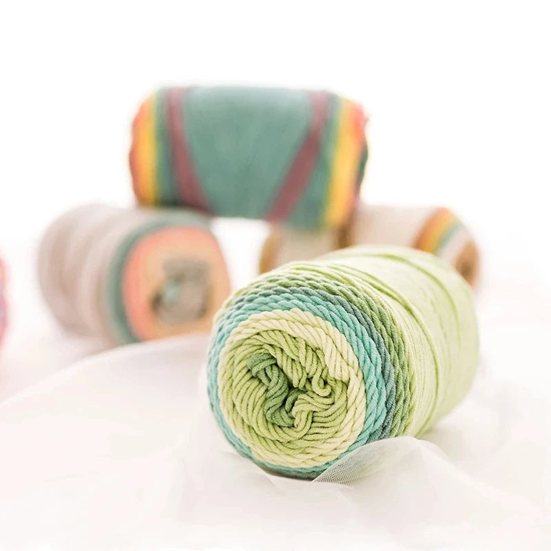 Ball Rainbow Cotton Yarn