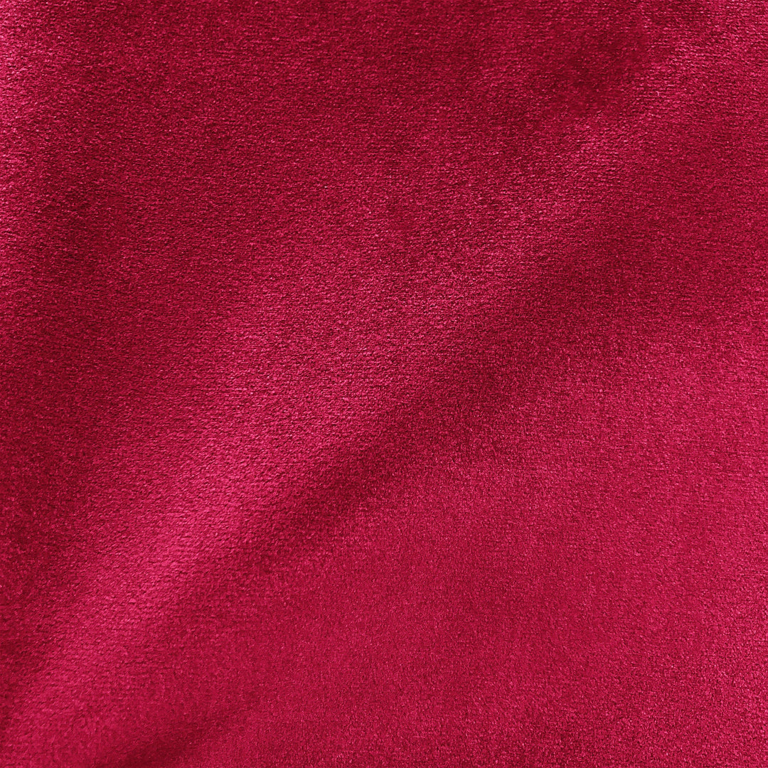 Theron Solid Shiny Velvet Fabric by the Yard | 13 Colors