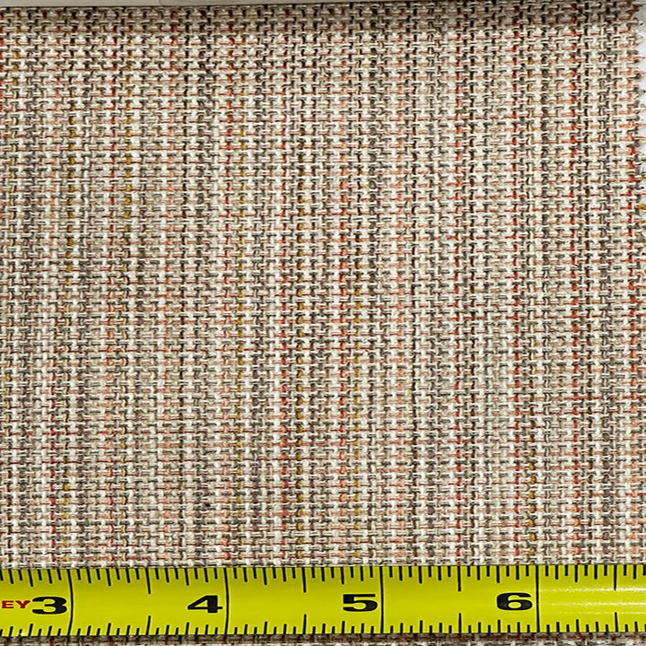 Saylor Orange Cotton; Polyester Blend  Fabric