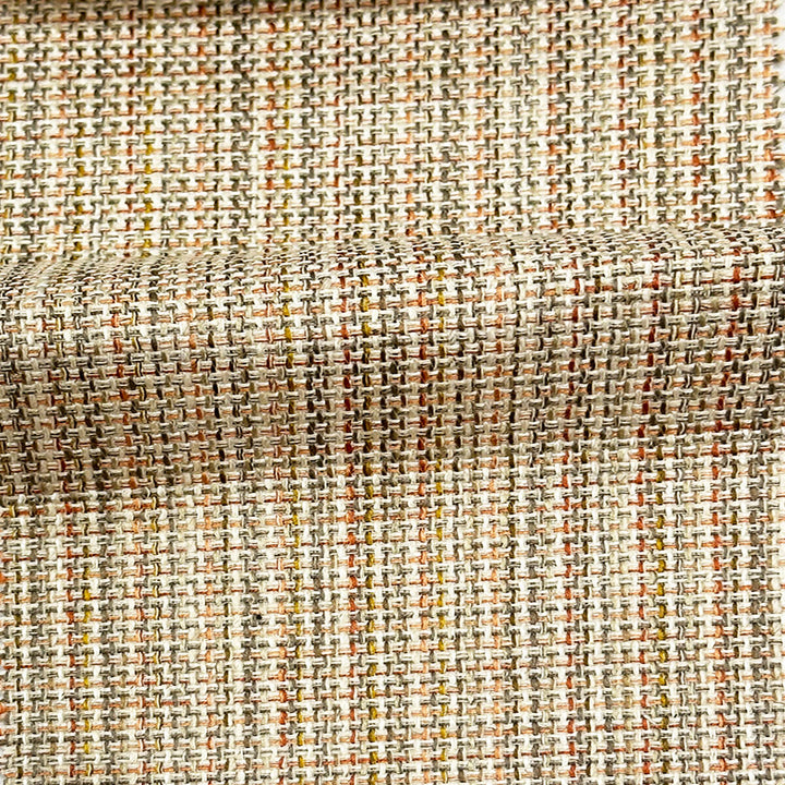 Saylor Orange Cotton; Polyester Blend  Fabric