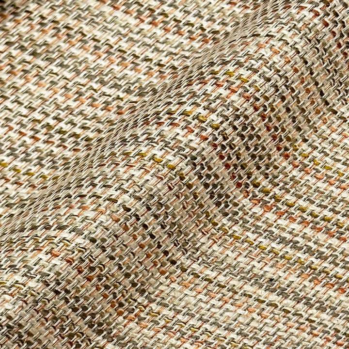 Saylor Orange Cotton; Polyester Blend  Fabric
