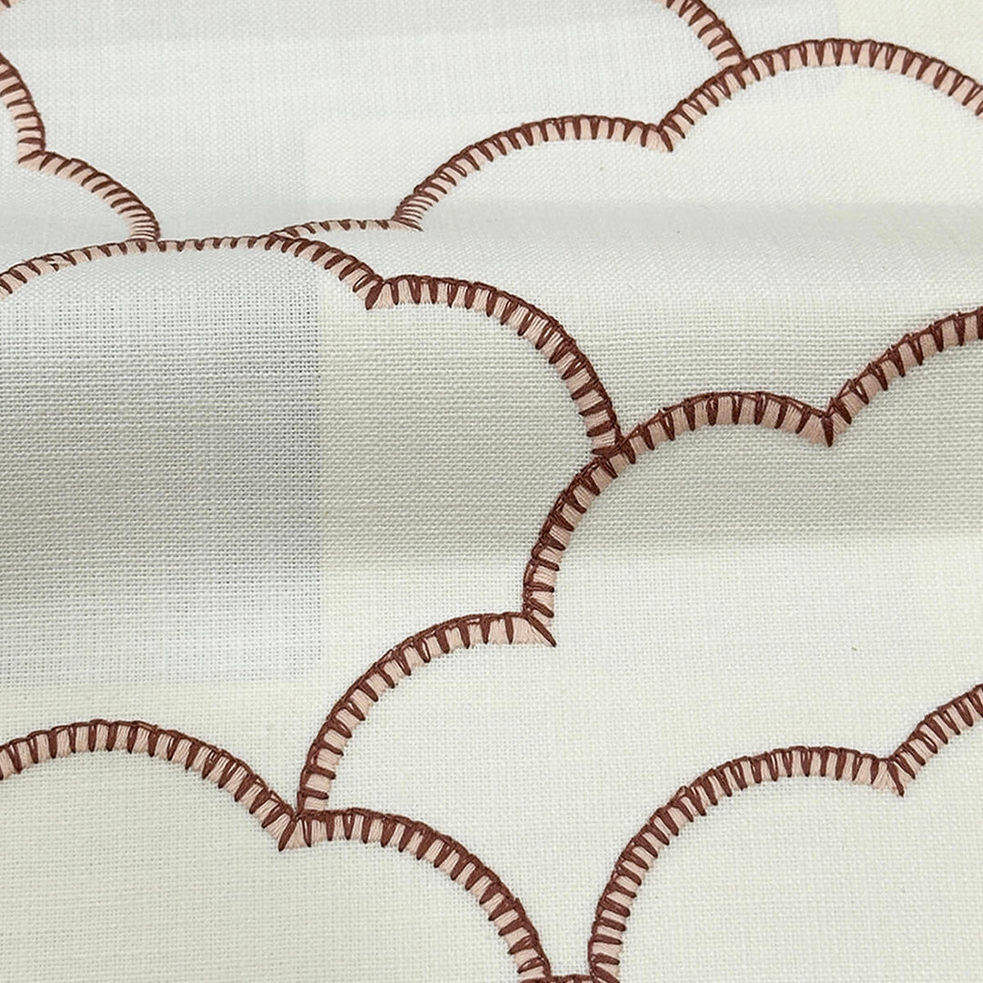 Willow Ivory Pink 100% Cotton Fabric
