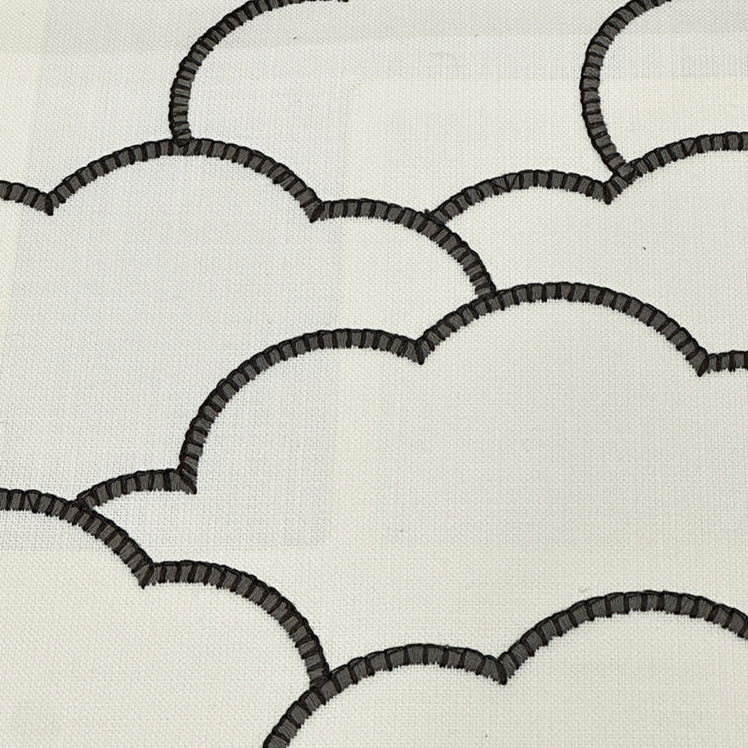 Willow Ivory Gray 100% Cotton Fabric
