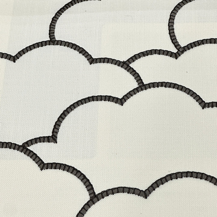 Willow Ivory Gray 100% Cotton Fabric