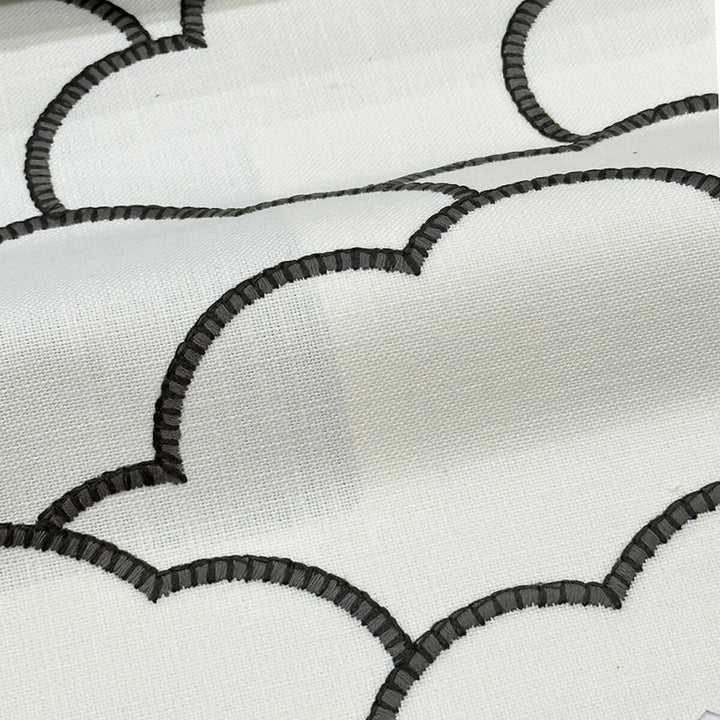 Willow Ivory Gray 100% Cotton Fabric