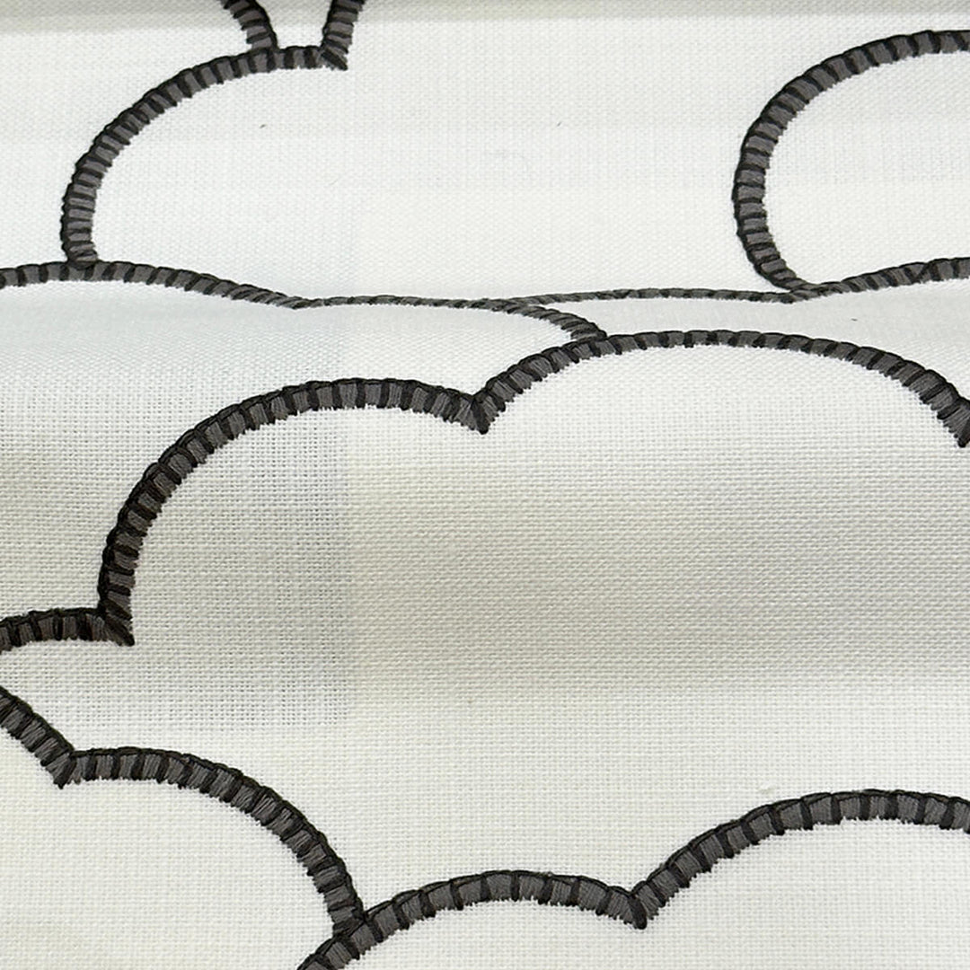 Willow Ivory Gray 100% Cotton Fabric