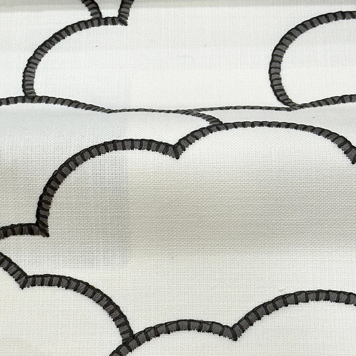 Willow Ivory Gray 100% Cotton Fabric