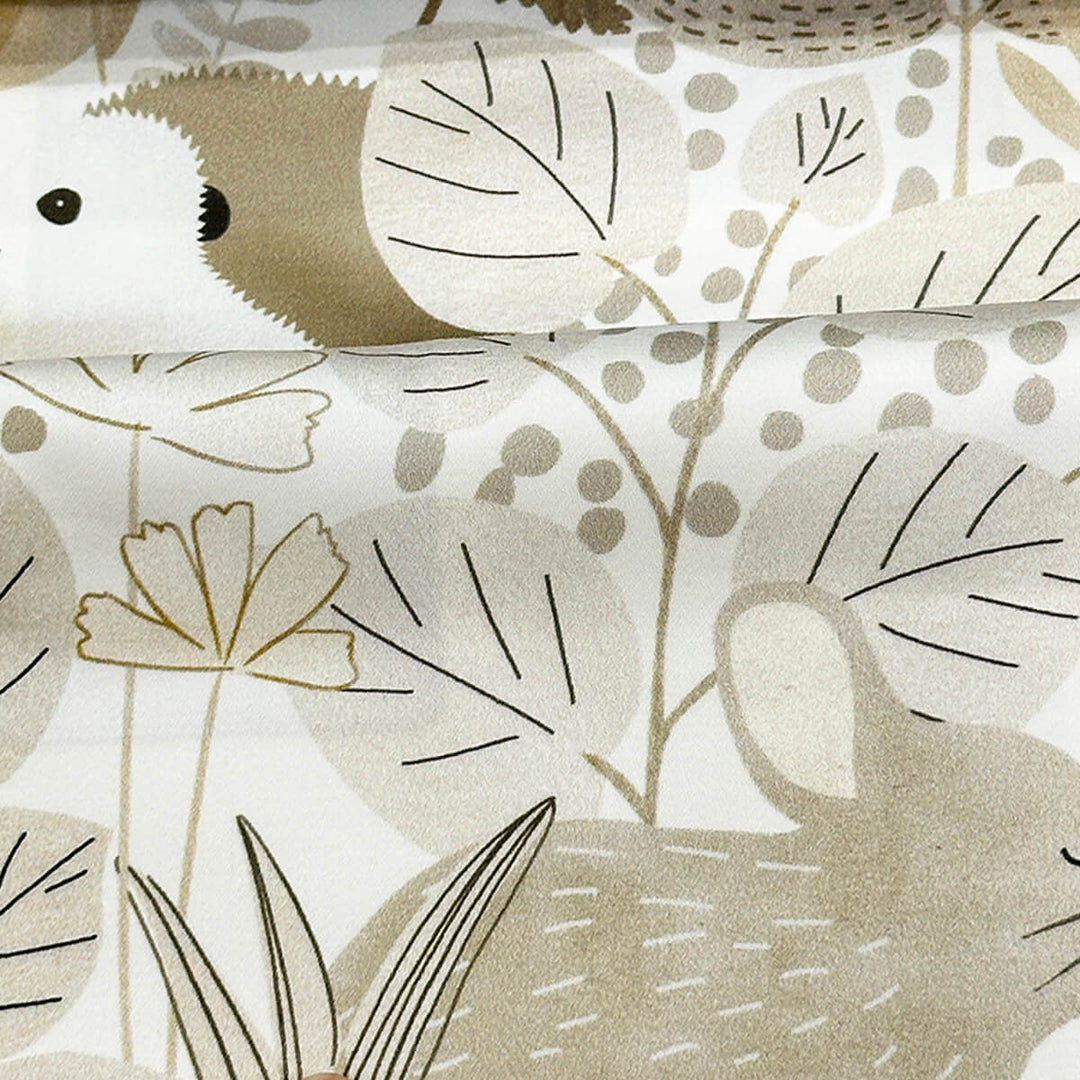Maverick Brown Ivory 100% Cotton Fabric