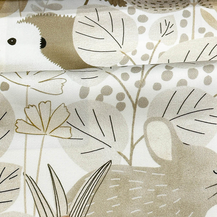 Maverick Brown Ivory 100% Cotton Fabric