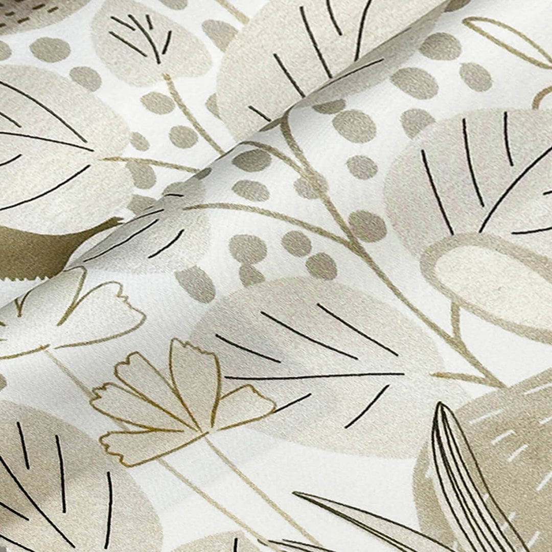 Maverick Brown Ivory 100% Cotton Fabric