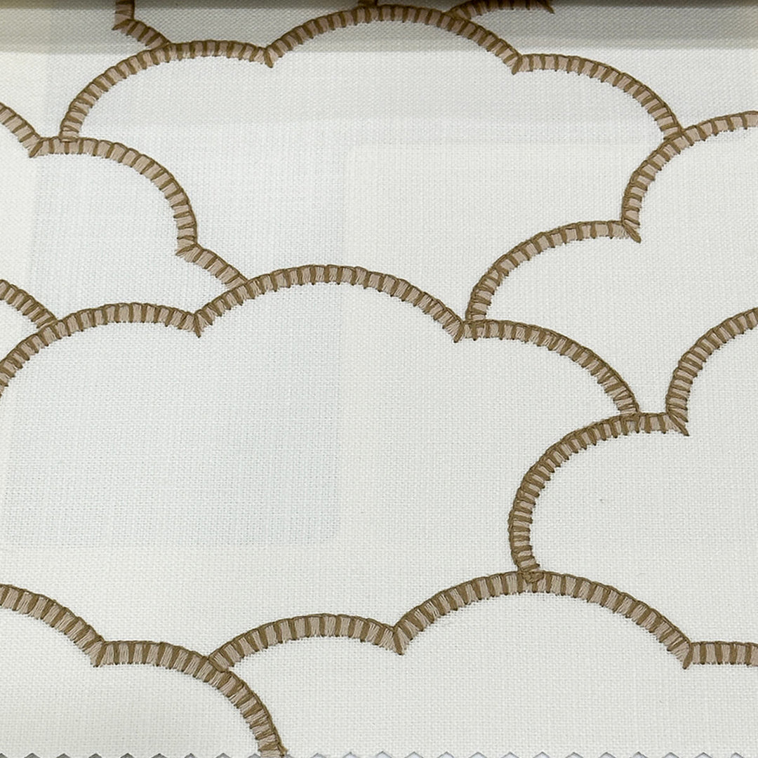 Willow Ivory Gold 100% Cotton Fabric