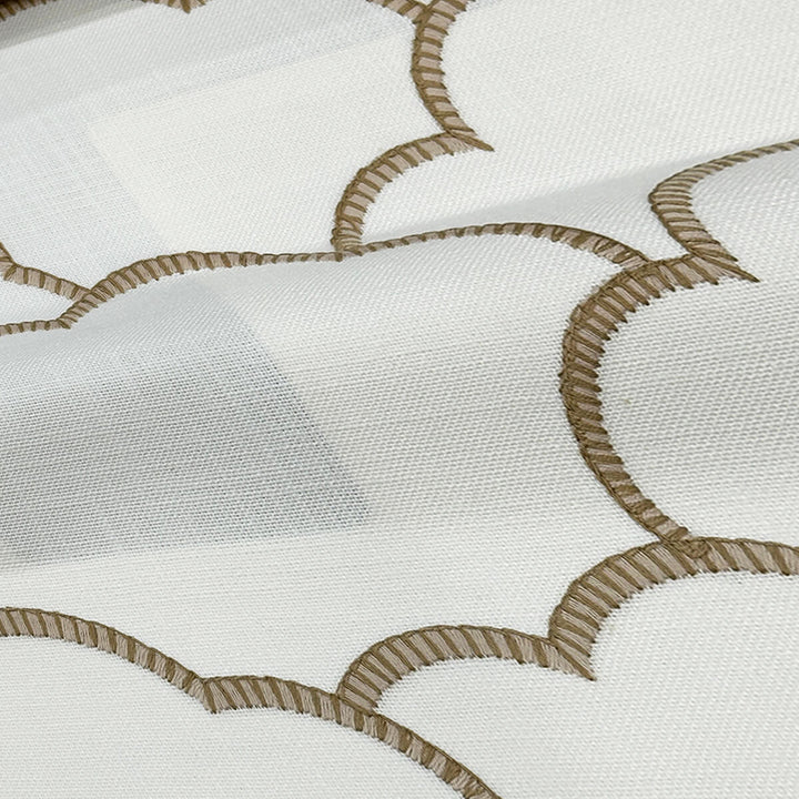 Willow Ivory Gold 100% Cotton Fabric