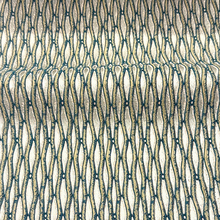 Montrelle Moss Green Textured Damask Jacquard Brocade Fabric