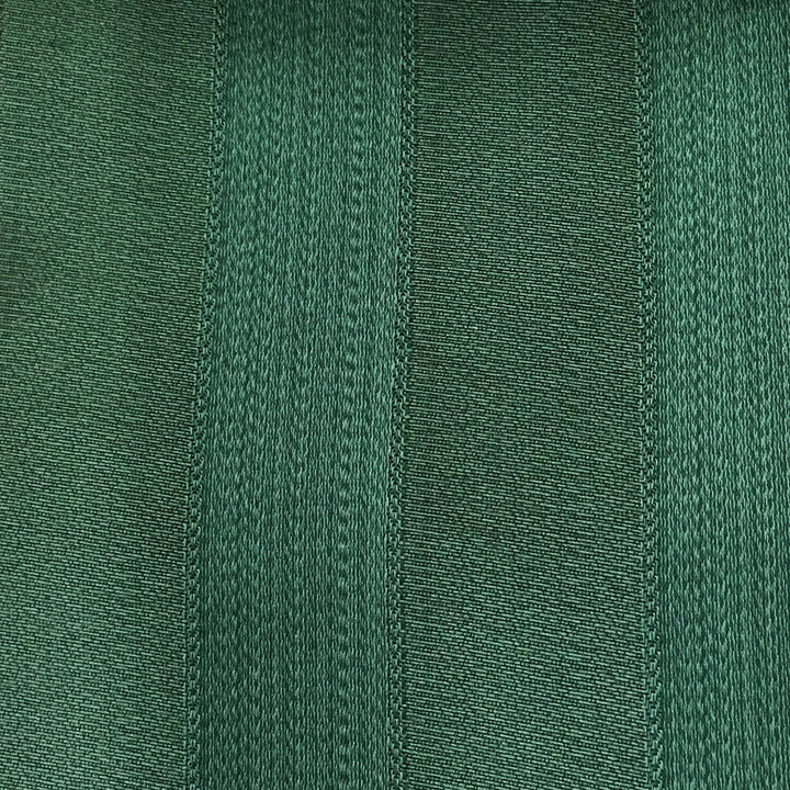 BARITON Hunter Green Classic Contrasting Striped Brocade Jacquard Fabric