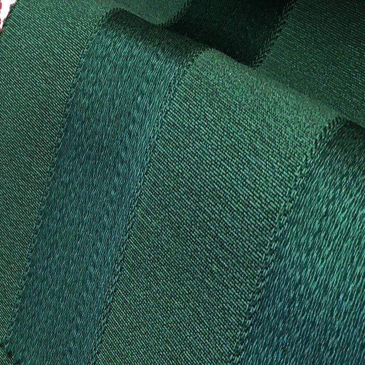 Tessuto jacquard broccato a righe a contrasto classico verde cacciatore BARITON