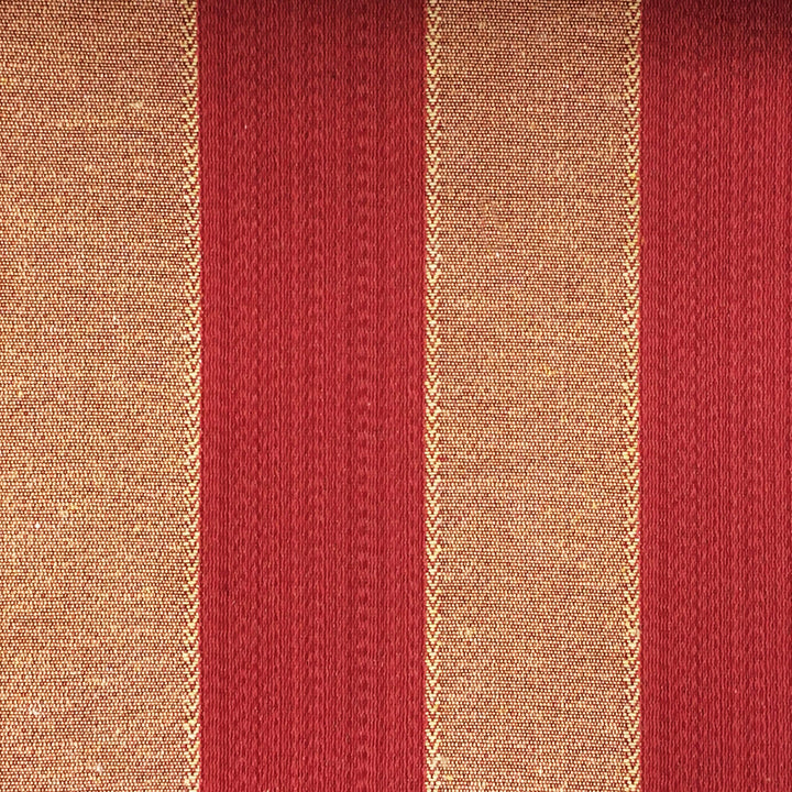 Tessuto jacquard broccato classico a righe a contrasto rosso oro BARITON
