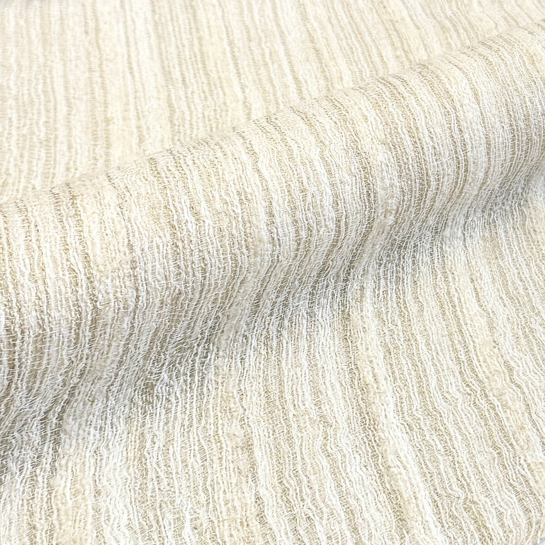 Serene Stripes Linen Blend Fabric | 3 COLORS