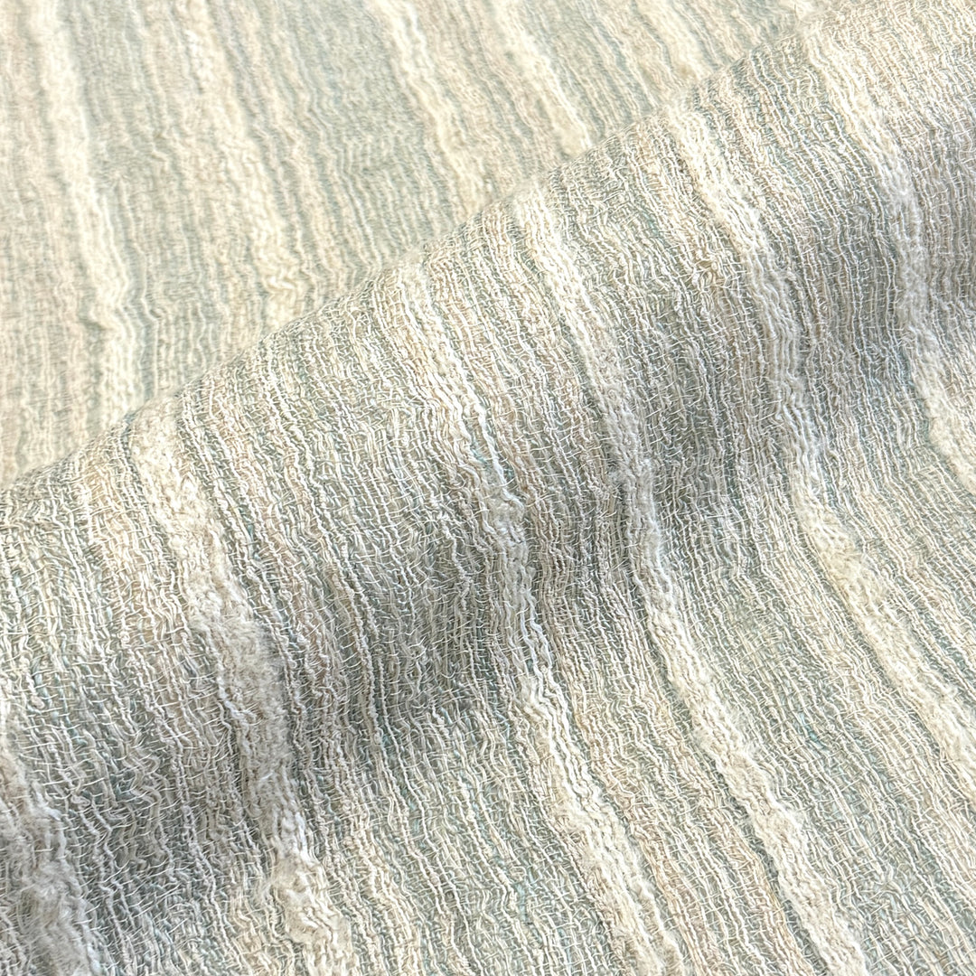 Serene Stripes Linen Blend Fabric