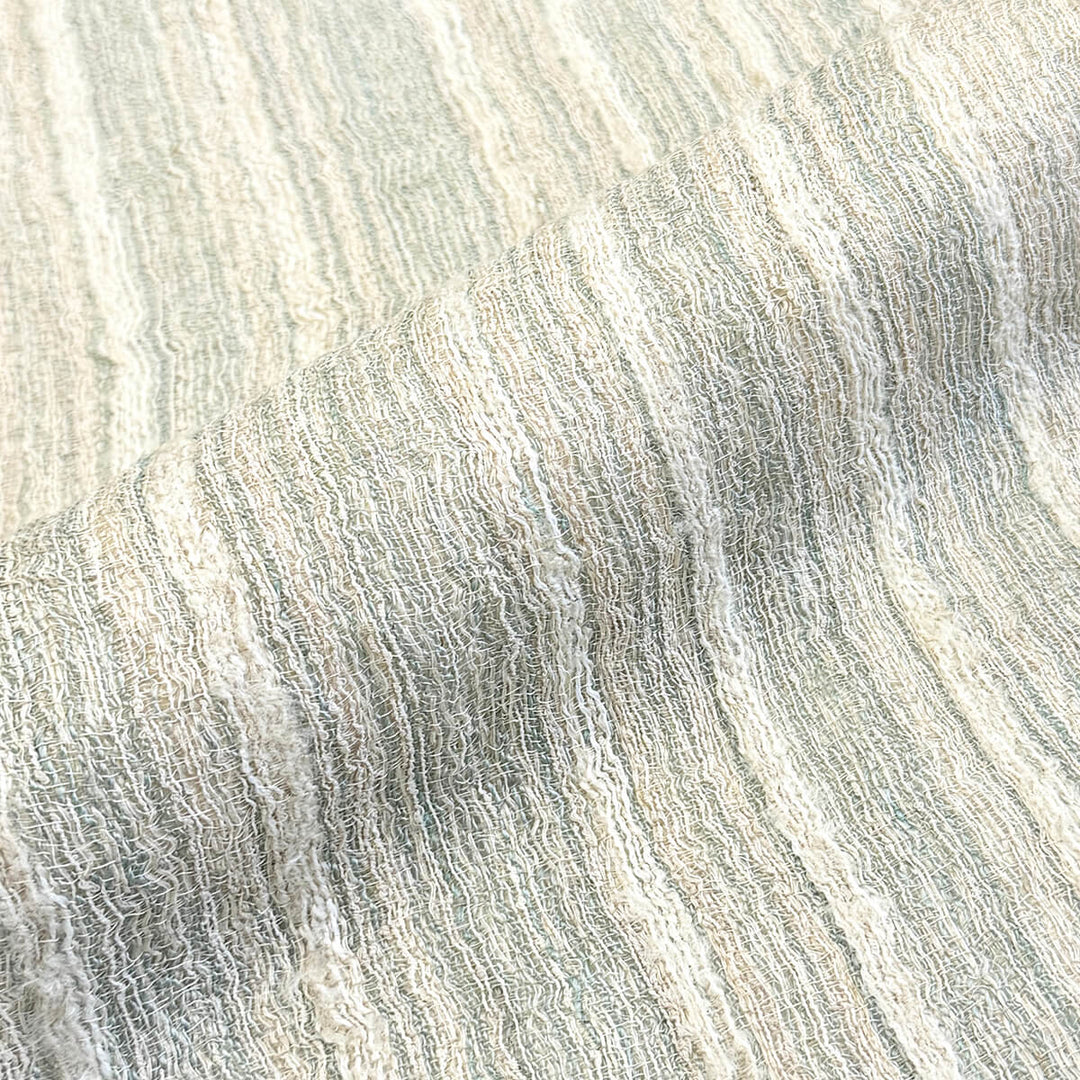 Serene Stripes Linen Blend Fabric | 3 COLORS