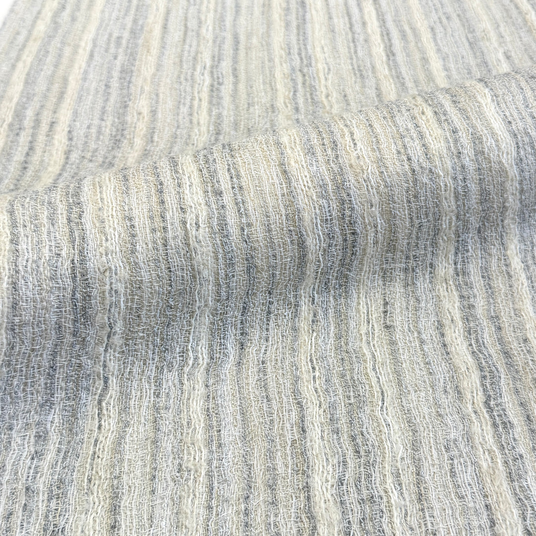 Serene Stripes Linen Blend Fabric