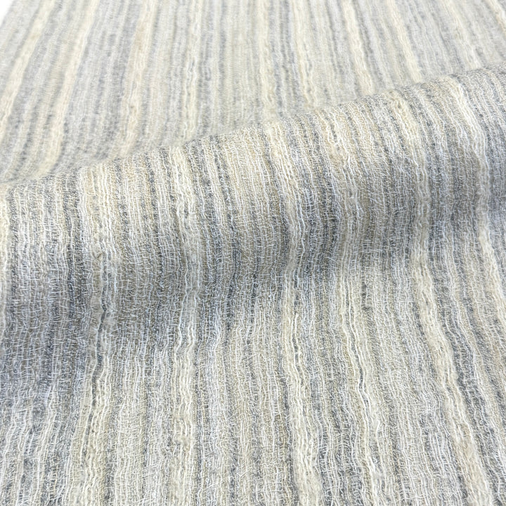 Serene Stripes Linen Blend Fabric
