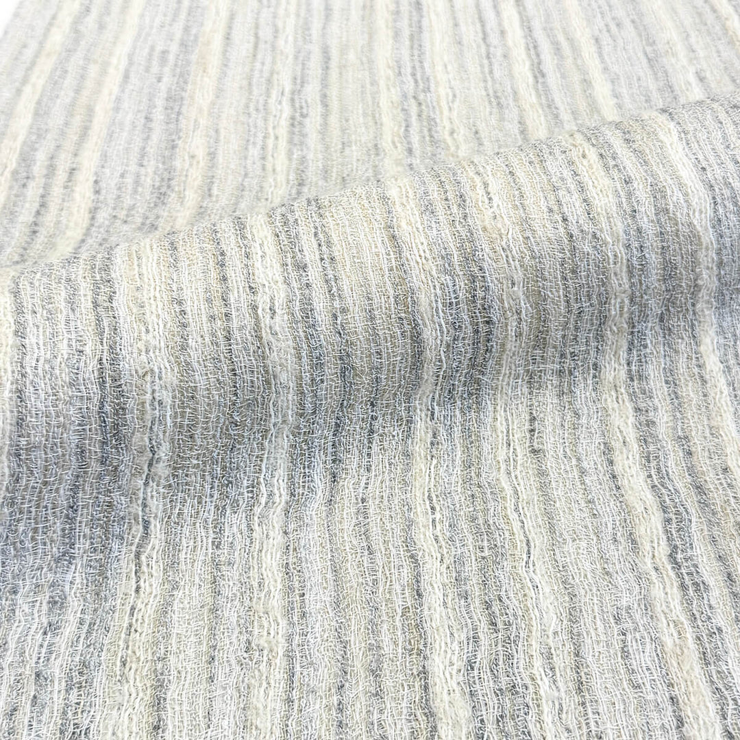 Serene Stripes Linen Blend Fabric | 3 COLORS