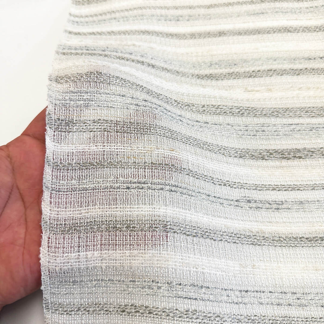 Willow Linen Blend Railroaded Fabric |3 COLORS