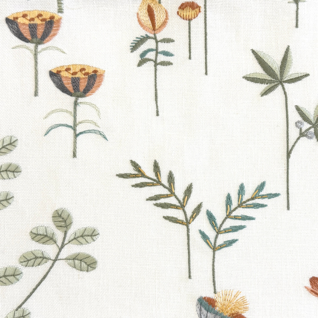 Lissandra Garden Embroidery Cotton Blend Fabric