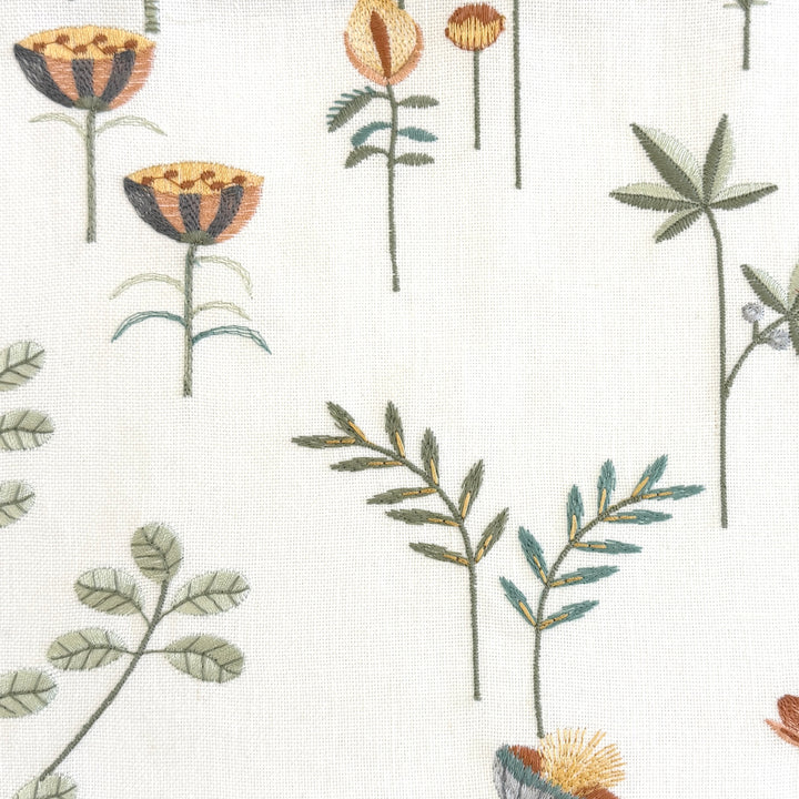 Lissandra Garden Embroidery Cotton Blend Fabric