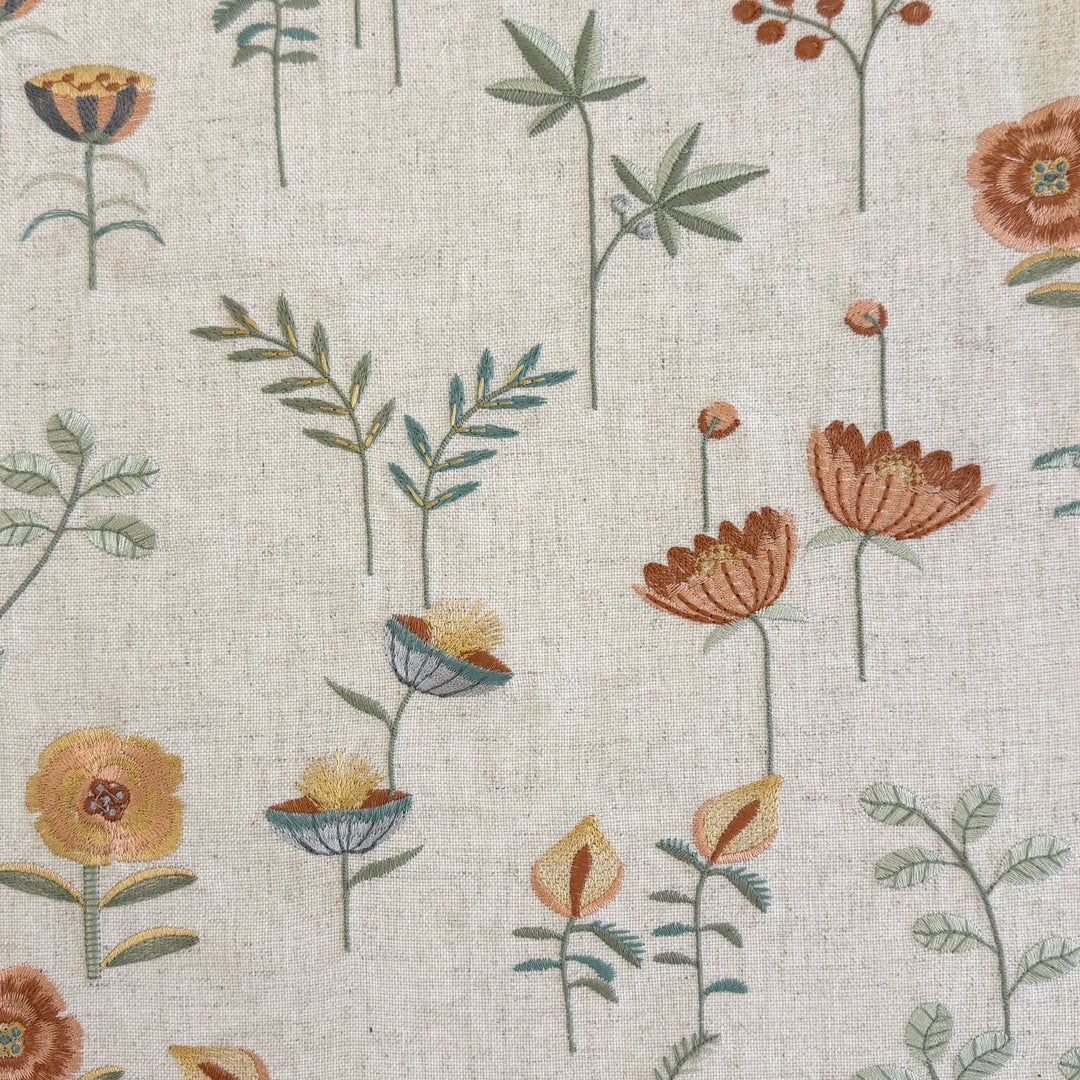 Lissandra Garden Embroidery Cotton Blend Fabric