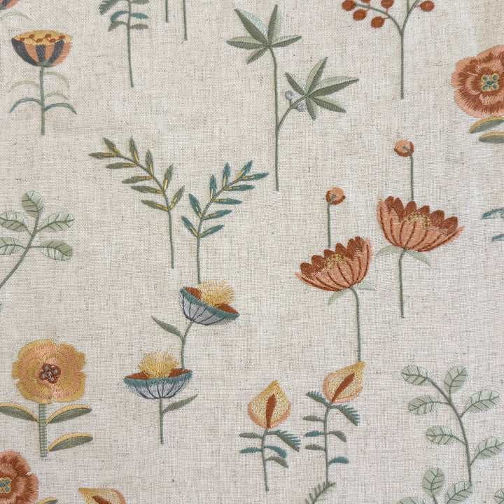 Lissandra Garden Embroidery Cotton Blend Fabric