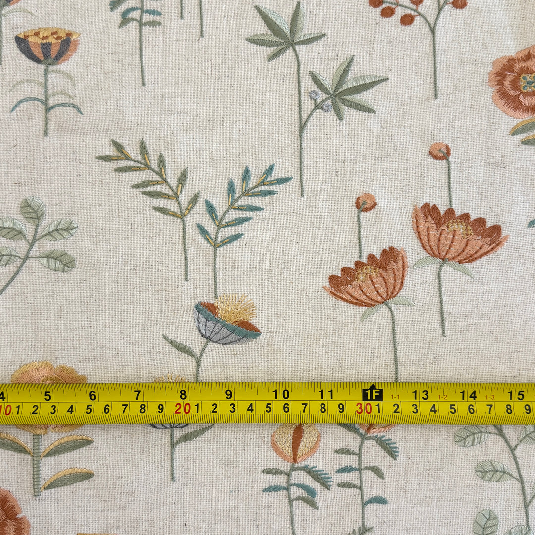 Lissandra Garden Embroidery Cotton Blend Fabric