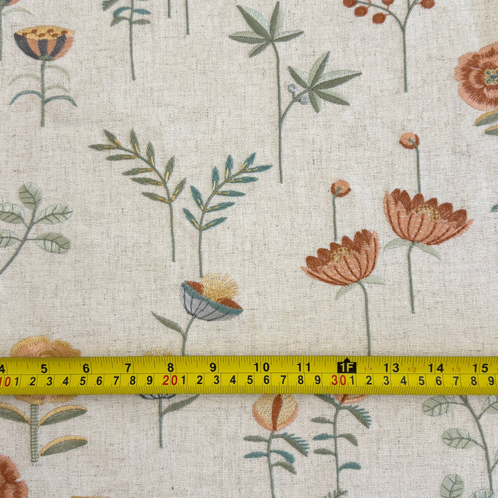 Lissandra Garden Embroidery Cotton Blend Fabric