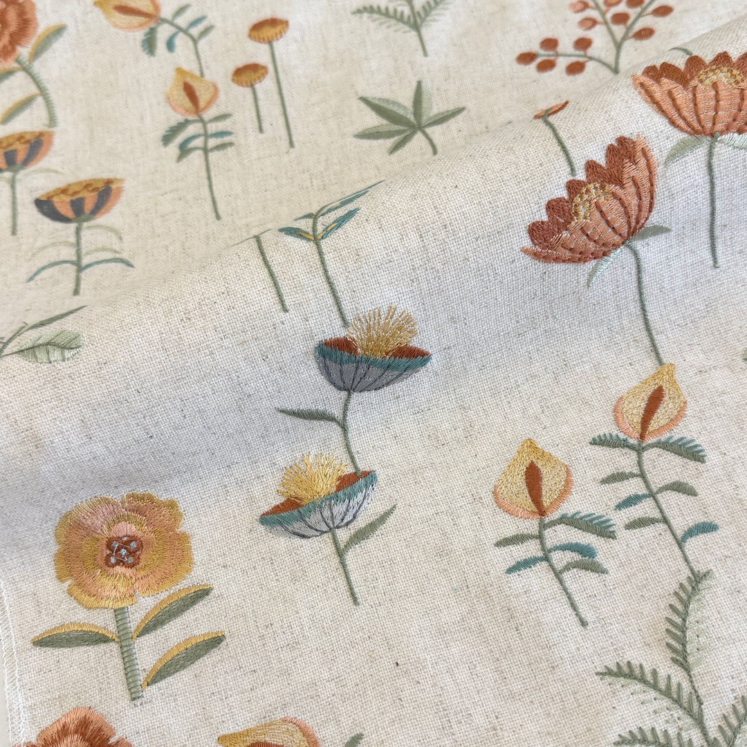 Lissandra Garden Embroidery Cotton Blend Fabric