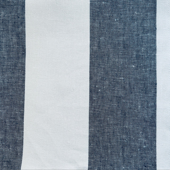 Newport 100% Linen Large Stripe Fabric