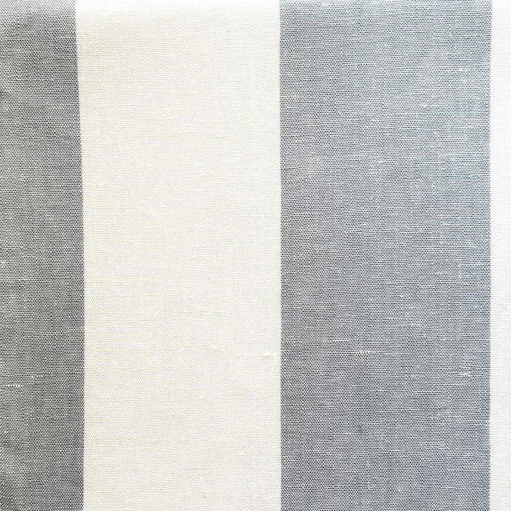 Newport 100% Linen Large Stripe Fabric