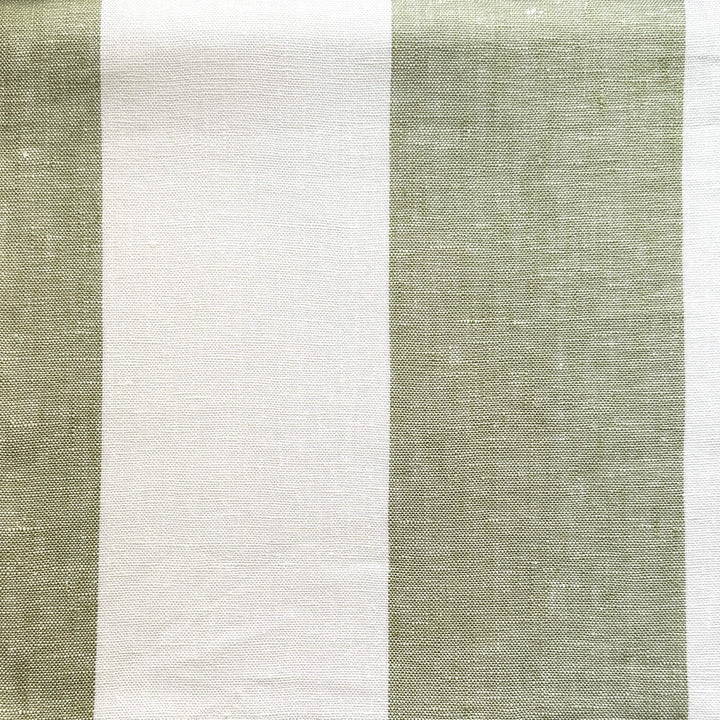 Newport 100% Linen Large Stripe Fabric