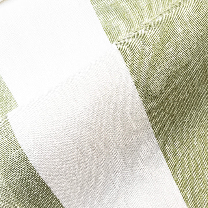 Newport 100% Linen Large Stripe Fabric