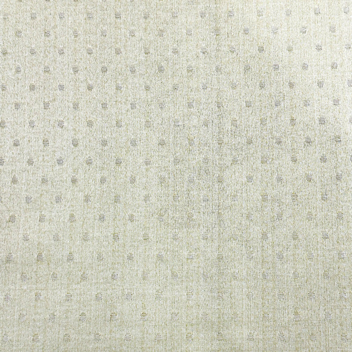 110" Wide SACA Beige Ivory Geometric Dots Woven Jacquard Brocade Fabric